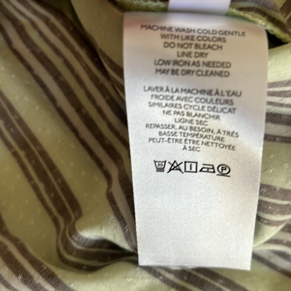 Maeve by Anthropologie Striped Balloon Sleeve Blouse Size XS - Picture 8 of 8